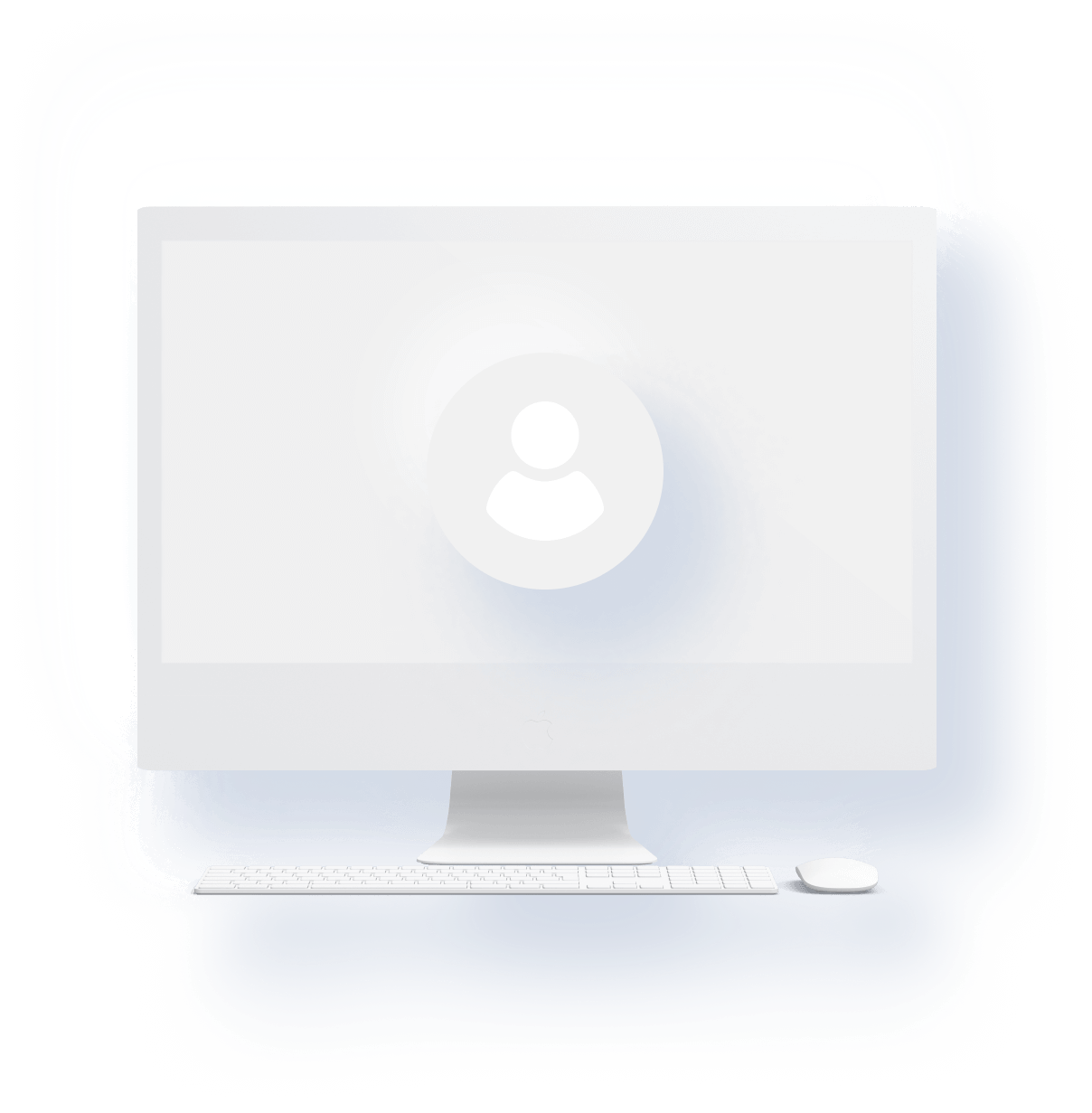 computer screen with user avatar